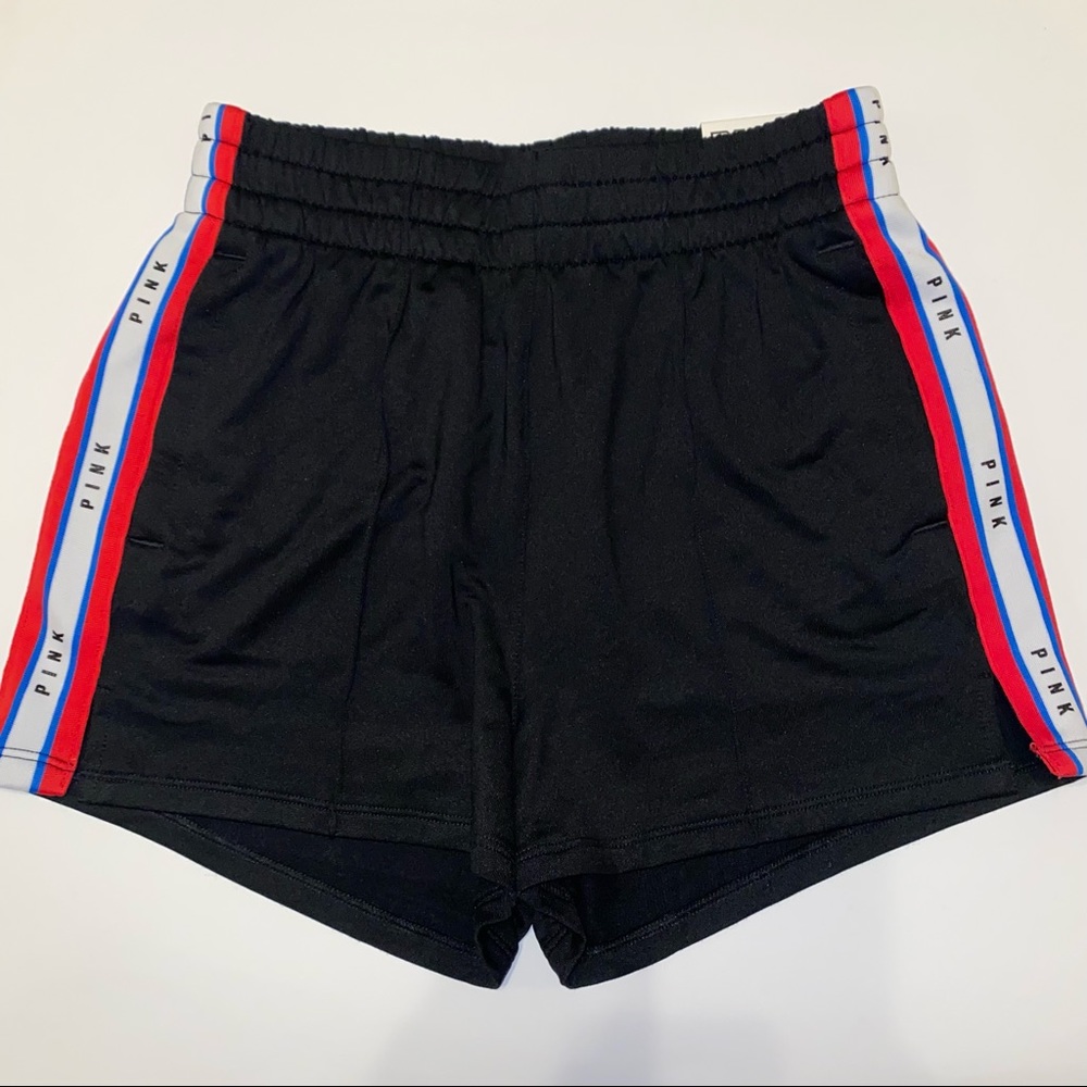 Pink Track Shorts